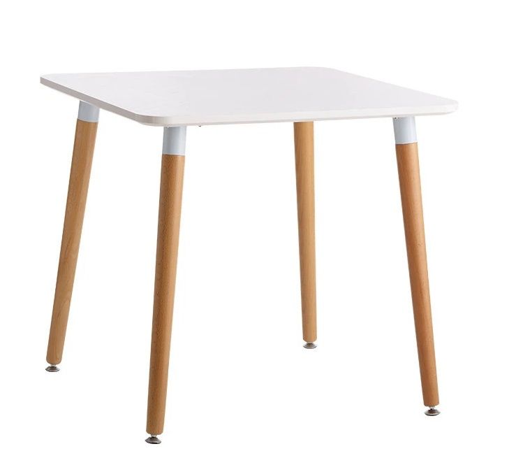 Florence Dining and Workplace Table (80×80 cm) - White