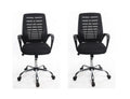Office Chairs -Ergonomic Midback Pack of 2 ���Black Colour