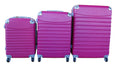 3 Piece Luggage Set - Hot Pink