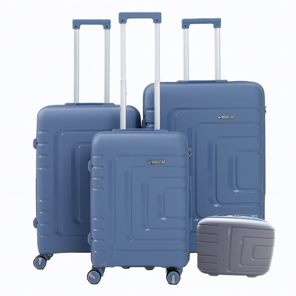 Unbreakable Easy Travel 4Pieces Travel Luggage Suitcase Set