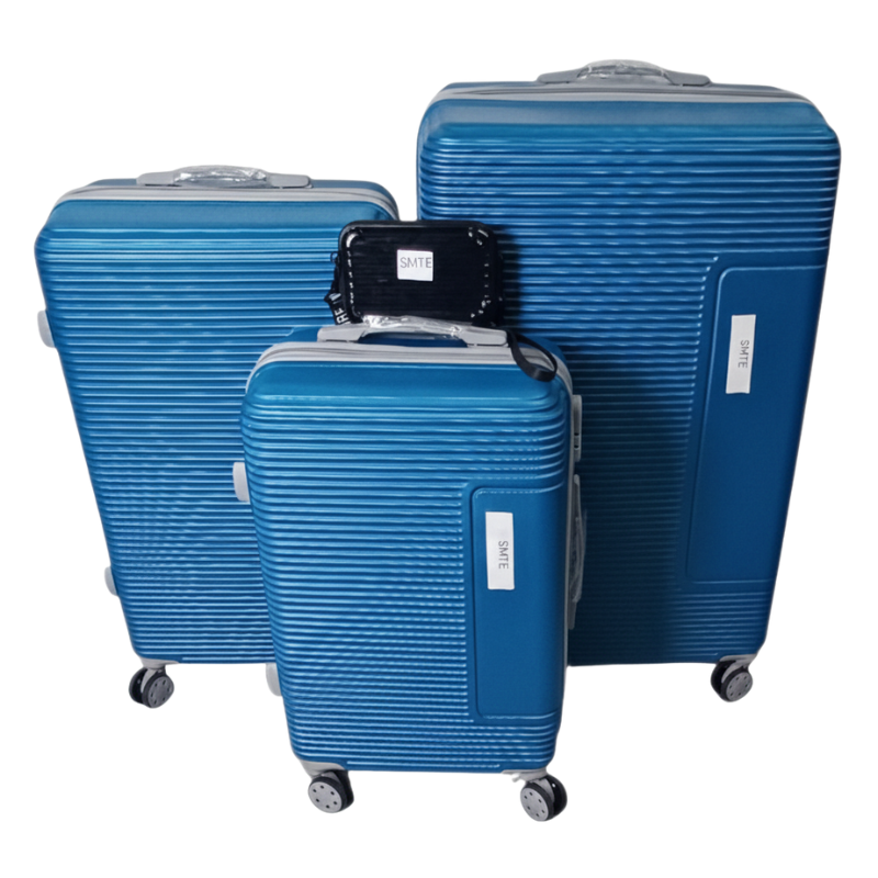 SMTE Galaxy G3 Blue 4 Piece Premium Hardshell Luggage Set