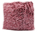 Colorful Faux Fur Cushion - Pink