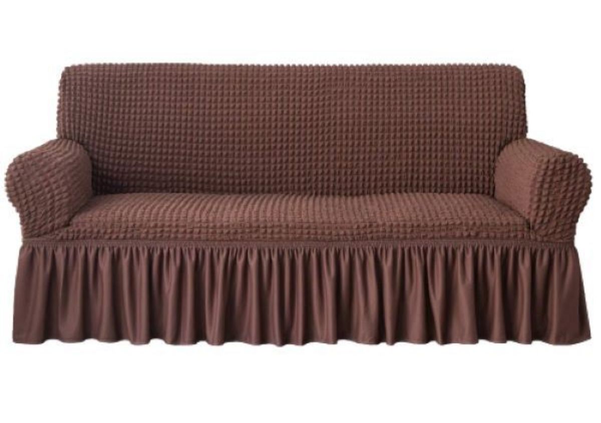 Quality Sofa Covers 3, 2 and 1 Seater - Brown