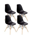 Replica Eames Side Chair - Set of 4 - Black SA