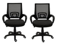 Office Chairs Ergonomic Mid-Back -2 Pack ���Black Colour