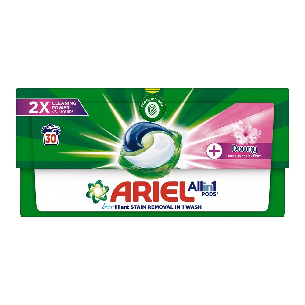 Ariel Pods Laundry Detergent Power Capsules 3in1 - 30 Pods - Downy