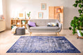 230x160 Babil Textured Turkish Rug with Shimmering Yarn - L.Grey L.Blue