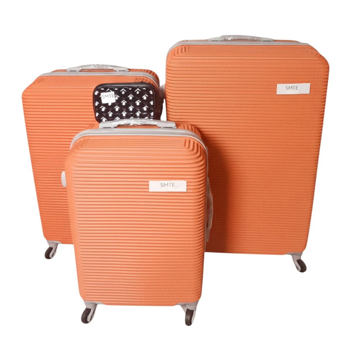 SMTE Hardside Spinner Luggage Set with Matching Vanity Case - 4-Piece