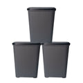 SMTE Foldable Grey Mesh Laundry Basket - 3 Pack