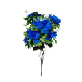 SMTE Vibrant Artificial Blue Peony Flower Bouquet for Home Decor - HAHP