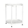 White Metal Coffee Table