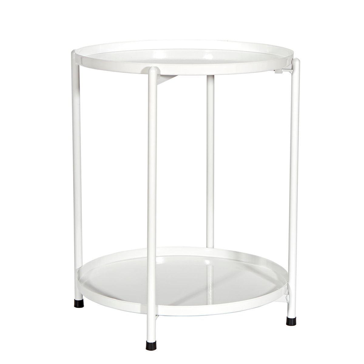 White Metal Coffee Table