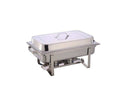 Stainless Steel 16 Liter Single Tray Chafing Dish - Leopard - Food Warmer