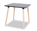 Florence Dining and Workplace Table (80��80 cm) - Black