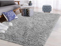 Shaggy Grey Fluffy Rug