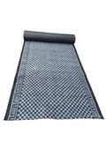 SMTE - Non-Slip Grey Carpet Runner 1.2×15m