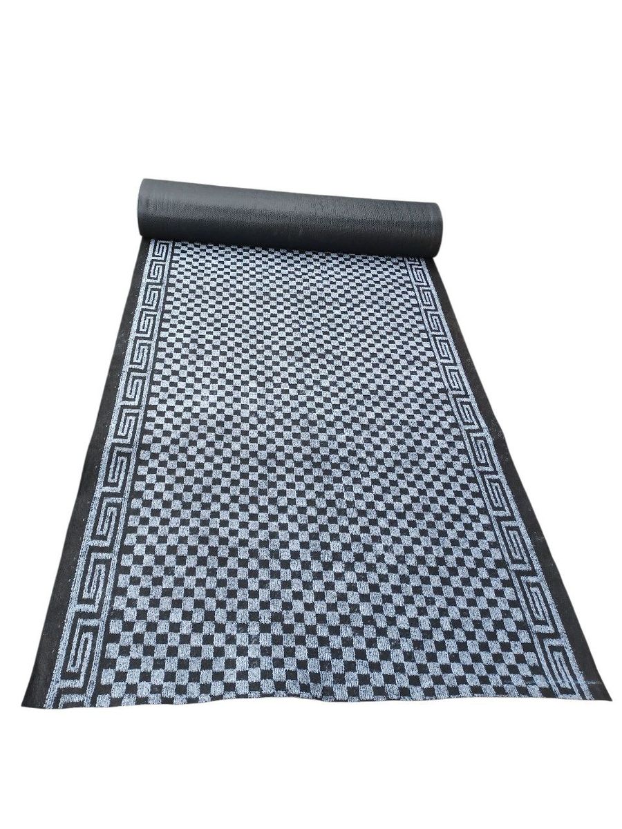 SMTE - Non-Slip Grey Carpet Runner 1.2×15m
