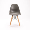 GB Modern Wooden Leg Chair - Grey