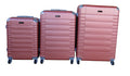 3 Piece Holiday Luggage Set - 30 inch - Dark Rose Gold