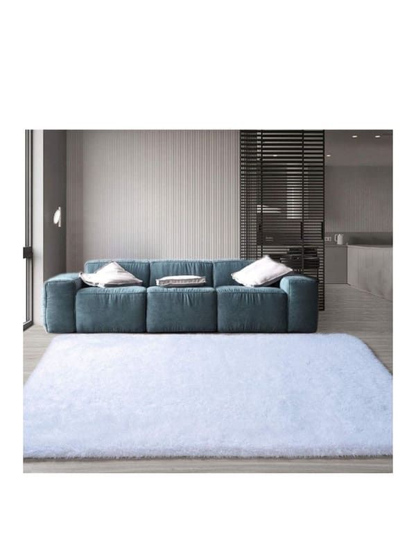 Soft Shaggy Rug -White