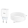 Hoco C76A PD 3.0 Fast Charging Adapter with Type-C to Lightning Cable 1M
