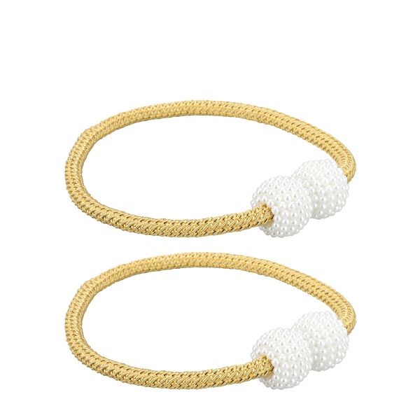 Strong Magnetism Curtain Tie Backs - Gold