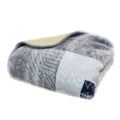 Warm Exclusive 2 in 1 Luxury Fleece Blanket For Winter - Pewter