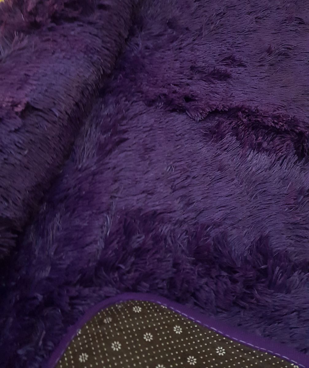 Large Premium Fluffy Carpet/Rug - Purple (Violet)