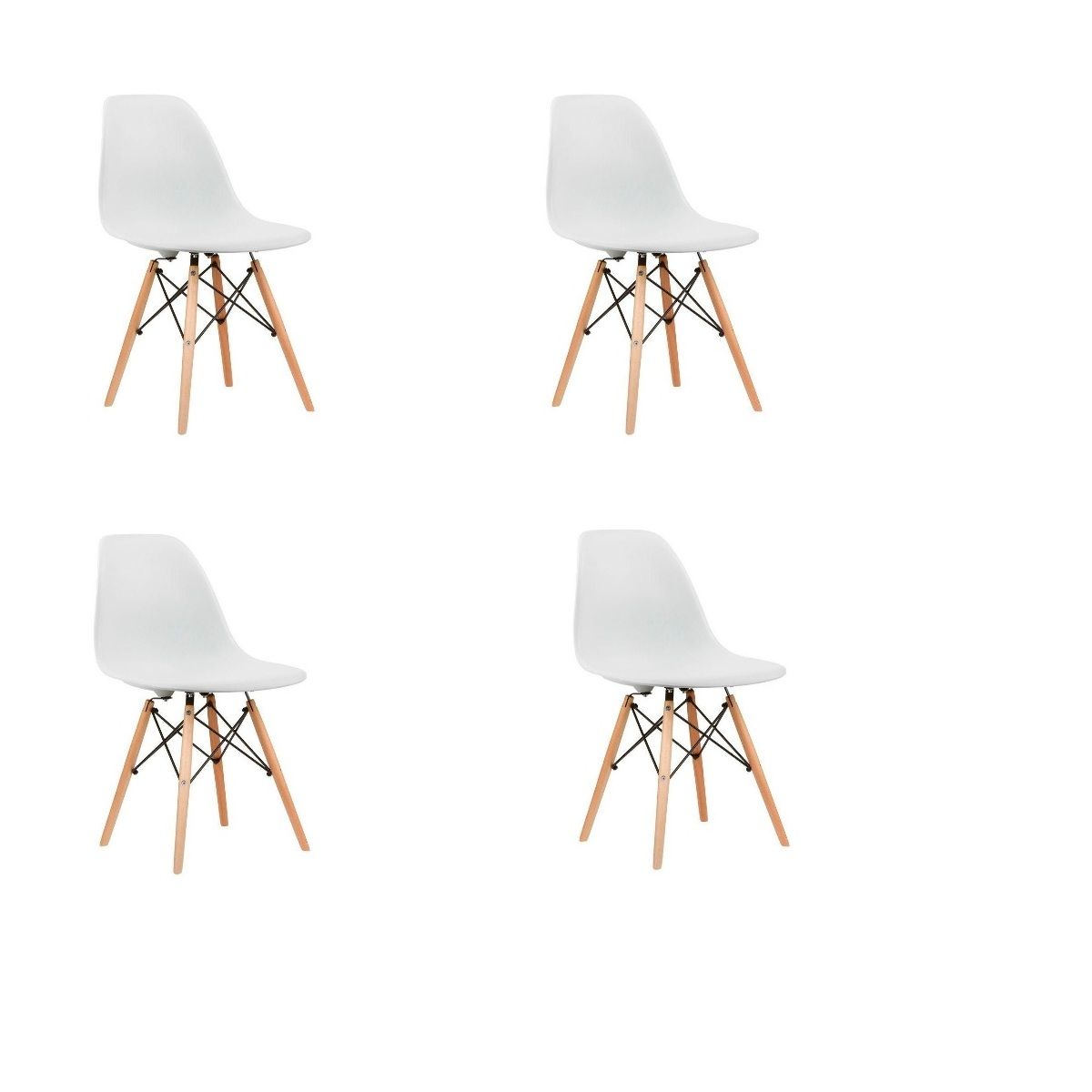 Proteas White Cafe Chairs - Pack of 4