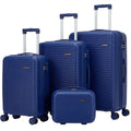 SMTE - Saliphonia 4 Piece Polypropylene Suitcase Set 8 Wheel
