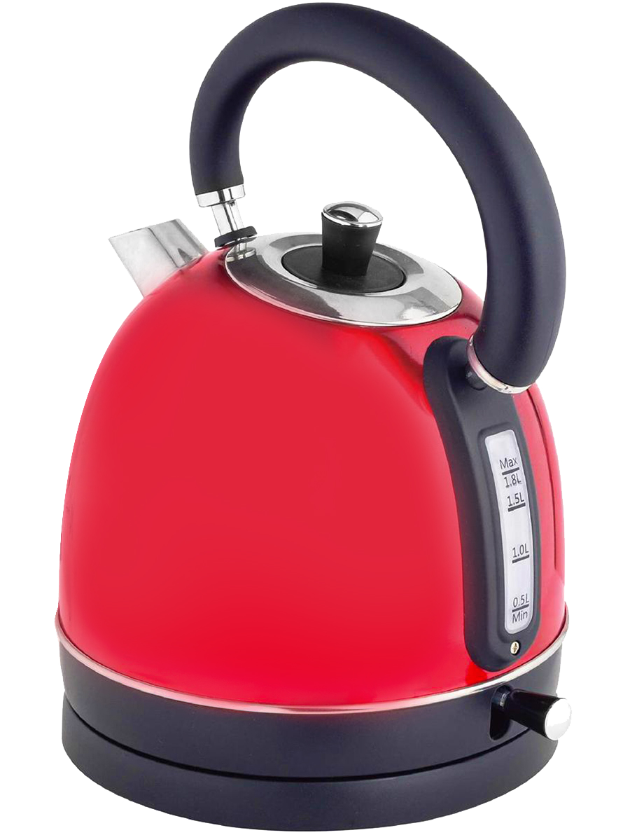 1.8L Capacity 2200W Cordless Electric Dome Kettle with Scale Filter