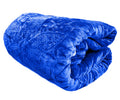 Super Soft Heavy Quality Mink & Embossed Blanket - Blue