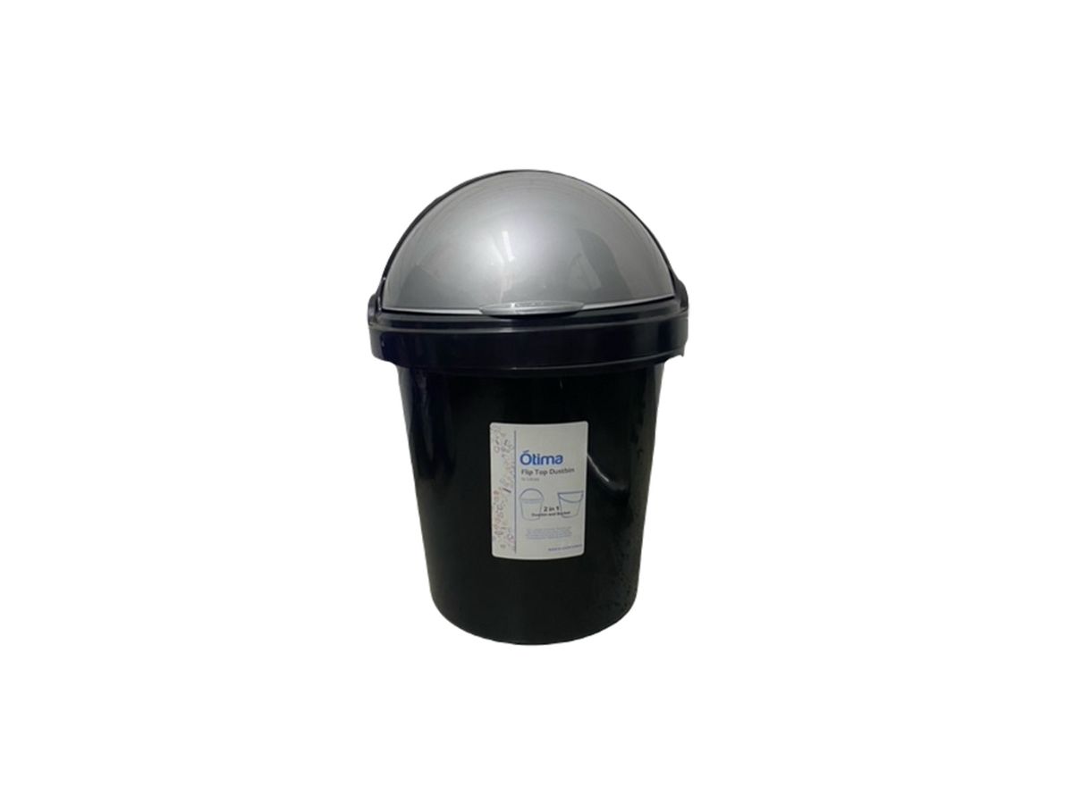 Otima Dustbin and Flip Lid 12 Litre
