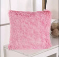 Fluffy Pillow Covers Set - Pink