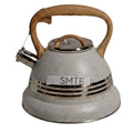 SMTE Whistling Kettle 3L Stainless Steel Stovetop Tea Kettle- Grey - Grey, Silver