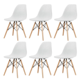 6 Pcs Urban Decor Seychelles Dinning Chairs