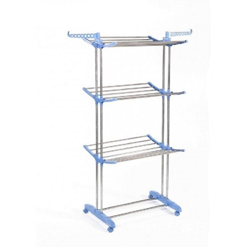 GB Three Layer Clothes Rack - Folding Design