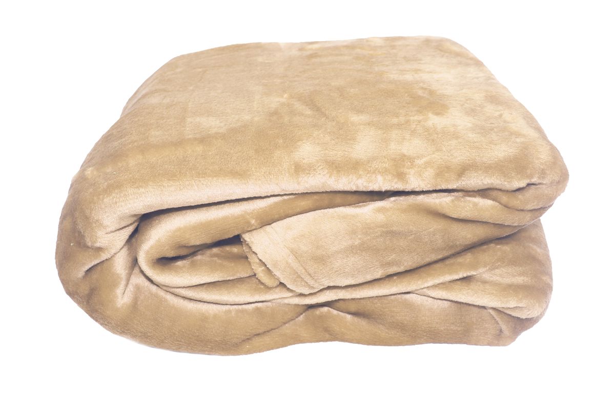 Delicate Royal Suede Microfiber Fleece Throw Blanket - 150x180cm Peach