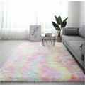 Fluffy Carpet - Shaggy & Foldable Rug Rainbow
