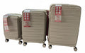 Front Open Suitcase Luxury Style 3 Piece Luggage Set with 4 Spiner Wheels