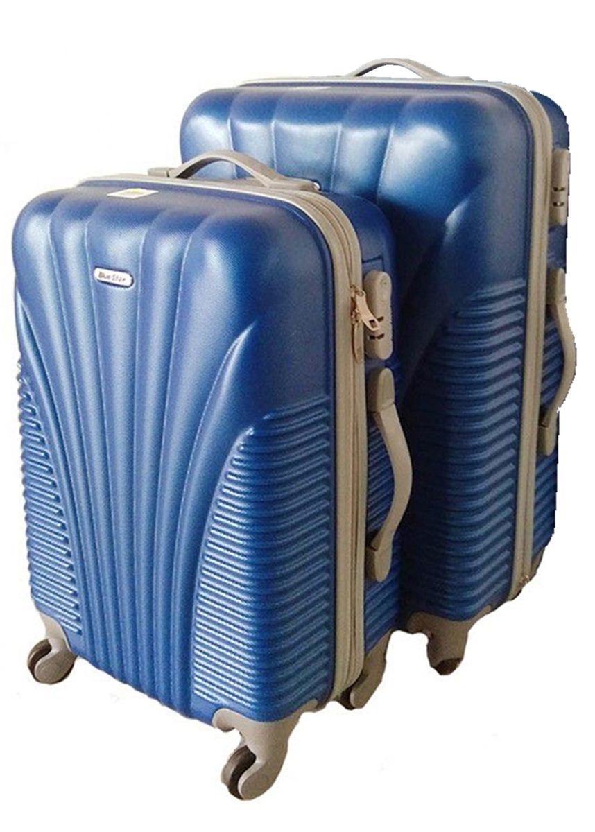 2 Piece Blue Star Luggage Set - Blue