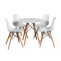 Round Table Set - White