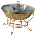 Round Chafing Dish - G3 Gold with Glass Lid