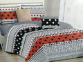 5 Piece Quilt Set African Designed Bedspread Set