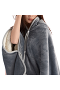 BLS-Fashionable Winter Poncho - Grey
