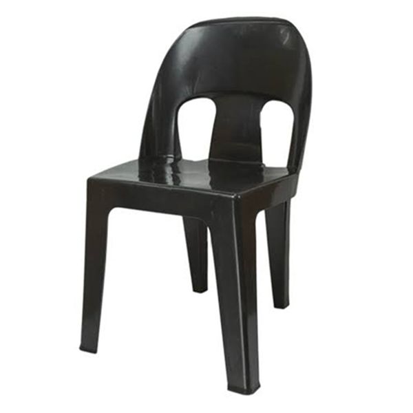 Plastic Party Chair Black - Heavy Duty Chair - Adult Size