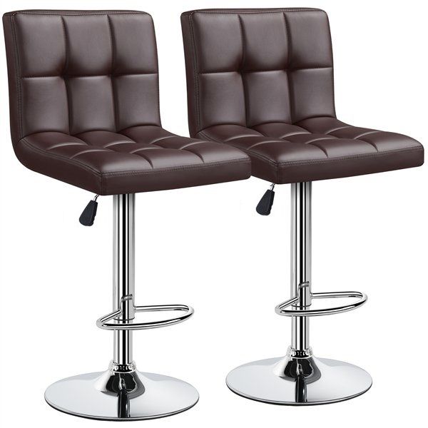 Bar Stools / Kitchen Counter Stools – 2 Pack- Brown Colour