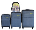 Galaxia 3-Piece Fabric Spinner Luggage Set with Wildlife Backpack