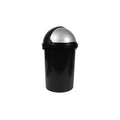 DH - Flip-Top Dustbin 50L - Black