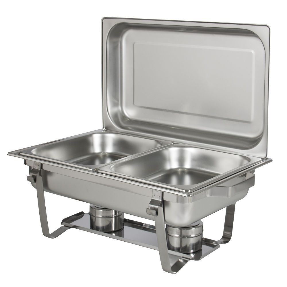 Two Burner Chafing Dish with Single Pan